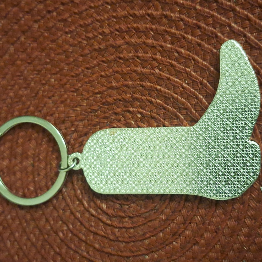 Turquoise Boot Keychain - Picture 3 of 3